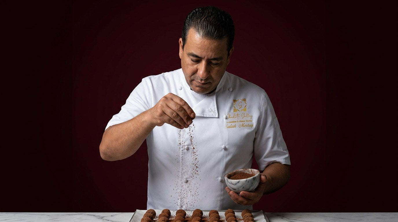 Le Maitre du Chocolat - Poudrage cacao