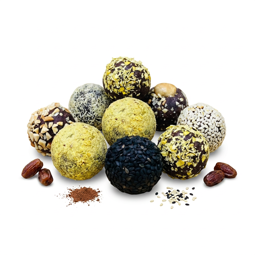 Boules Énergie Dattes & Cacao