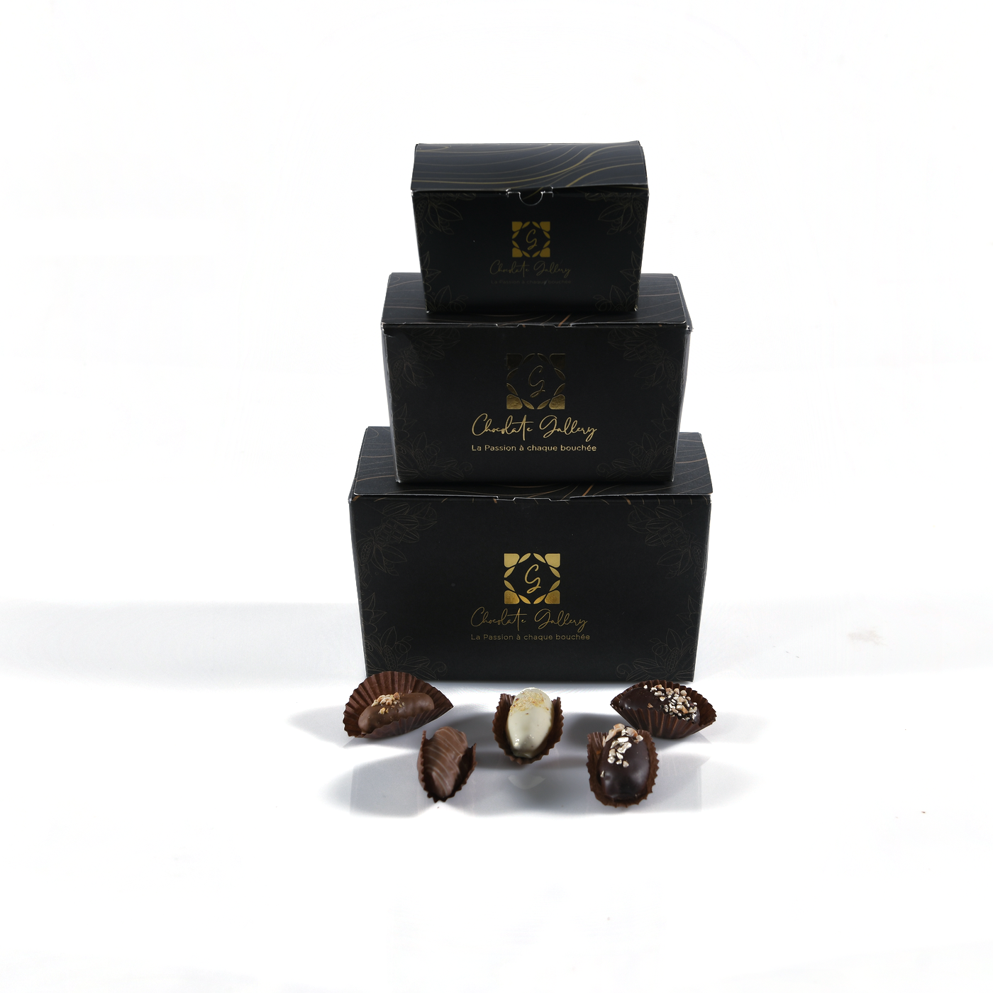 Ballotin de Dattes Fourrées — fond blanc