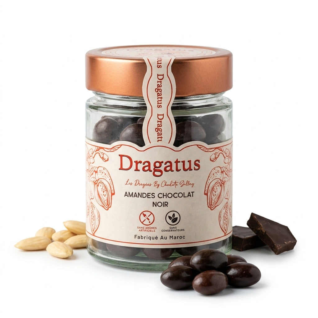 Dragées Amandes Chocolat Noir — Dragatus
