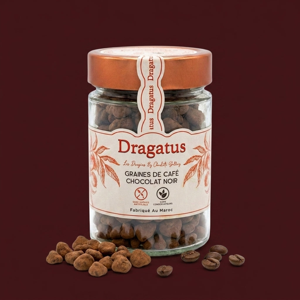 Dragées Graines de Café Chocolat Noir