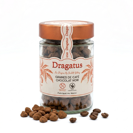 Dragées Graines de Café Chocolat Noir — Dragatus