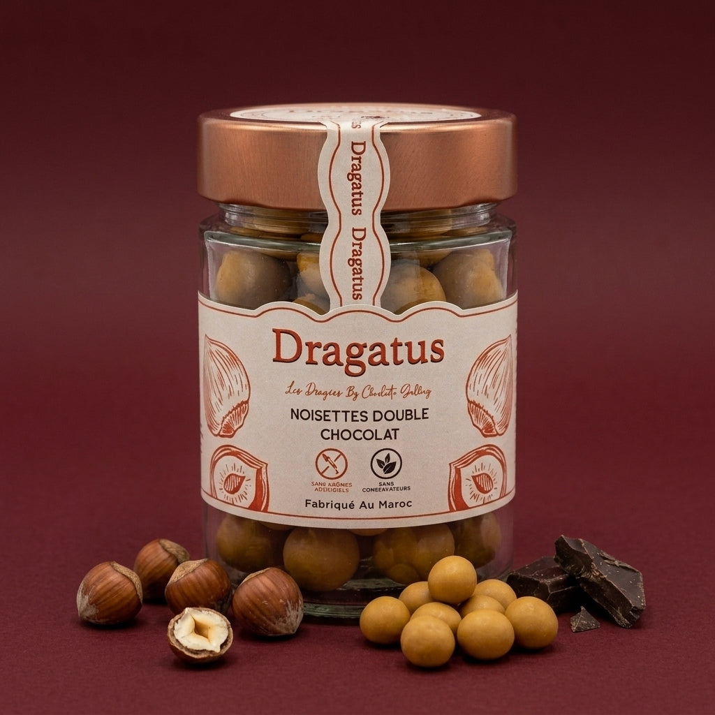 Dragées Noisettes Double Chocolat