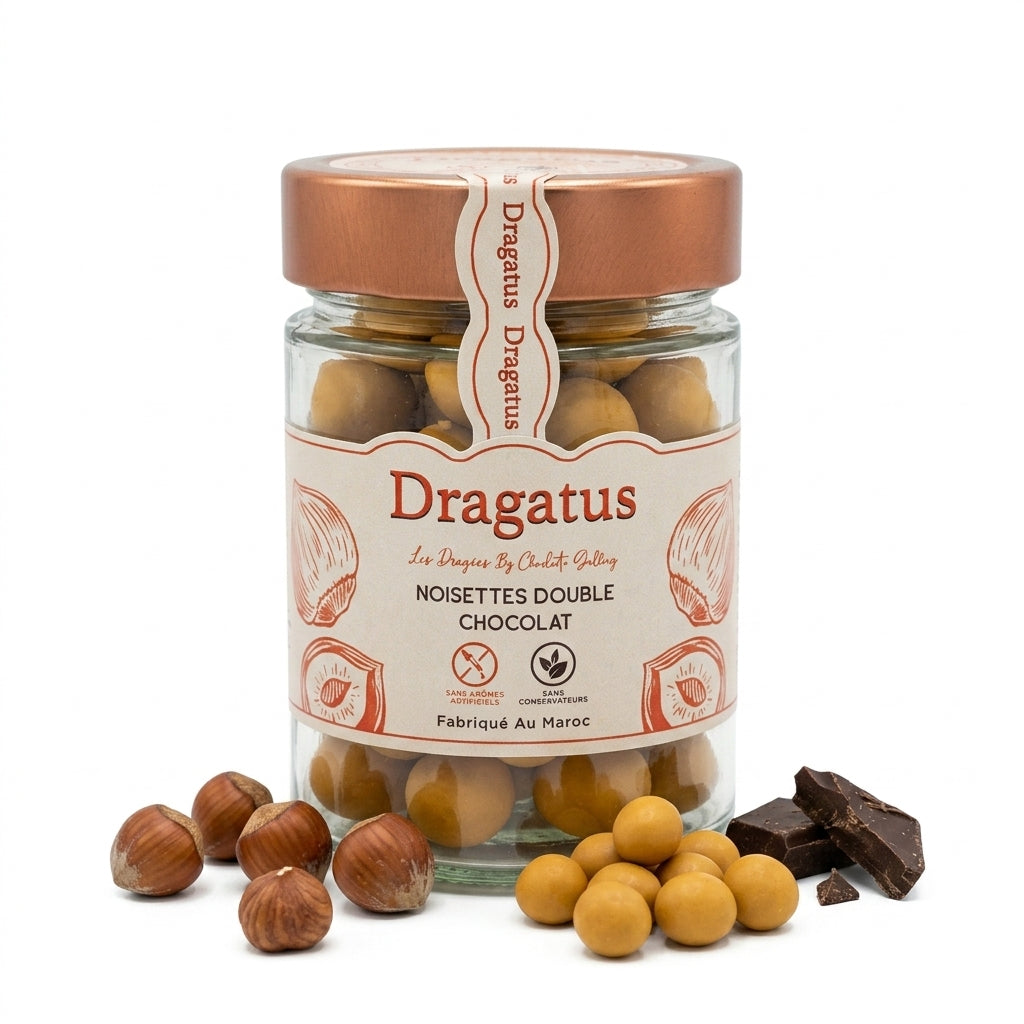 Dragées Noisettes Double Chocolat — Dragatus