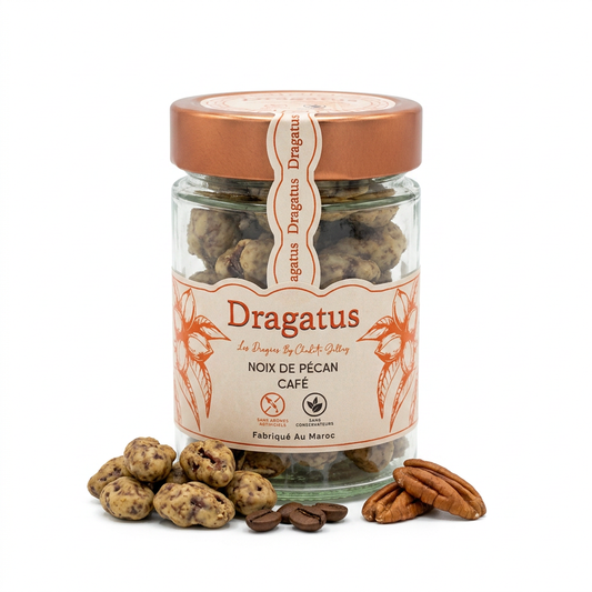 Dragées Noix de Pécan Café — Dragatus