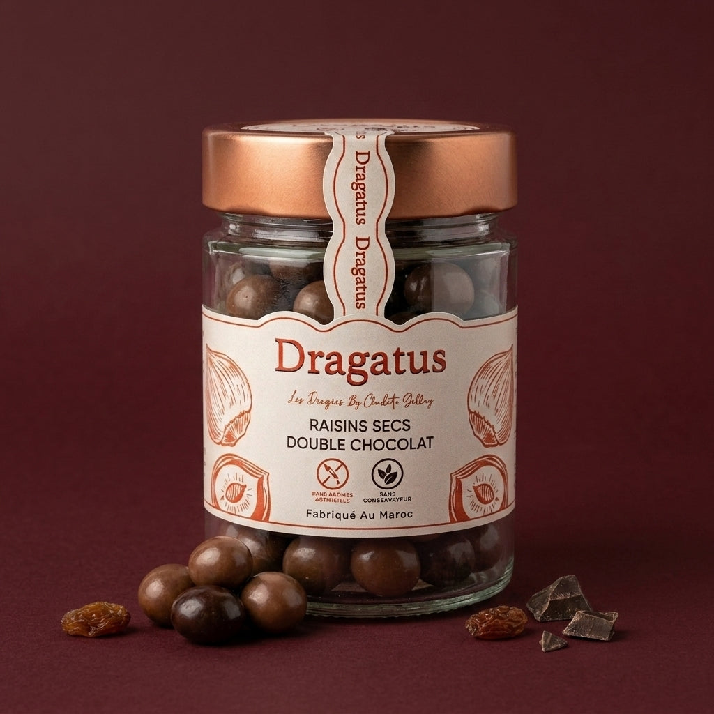 Dragées Raisins Secs Double Chocolat