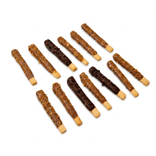 Sticks Biscuit chocolat au lait et chocolat noir