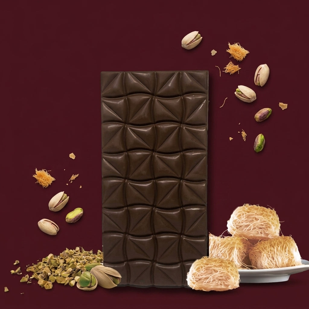 Pistache & Kunafa · Chocolat Noir