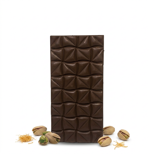 Tablette Pistache & Kunafa chocolat noir